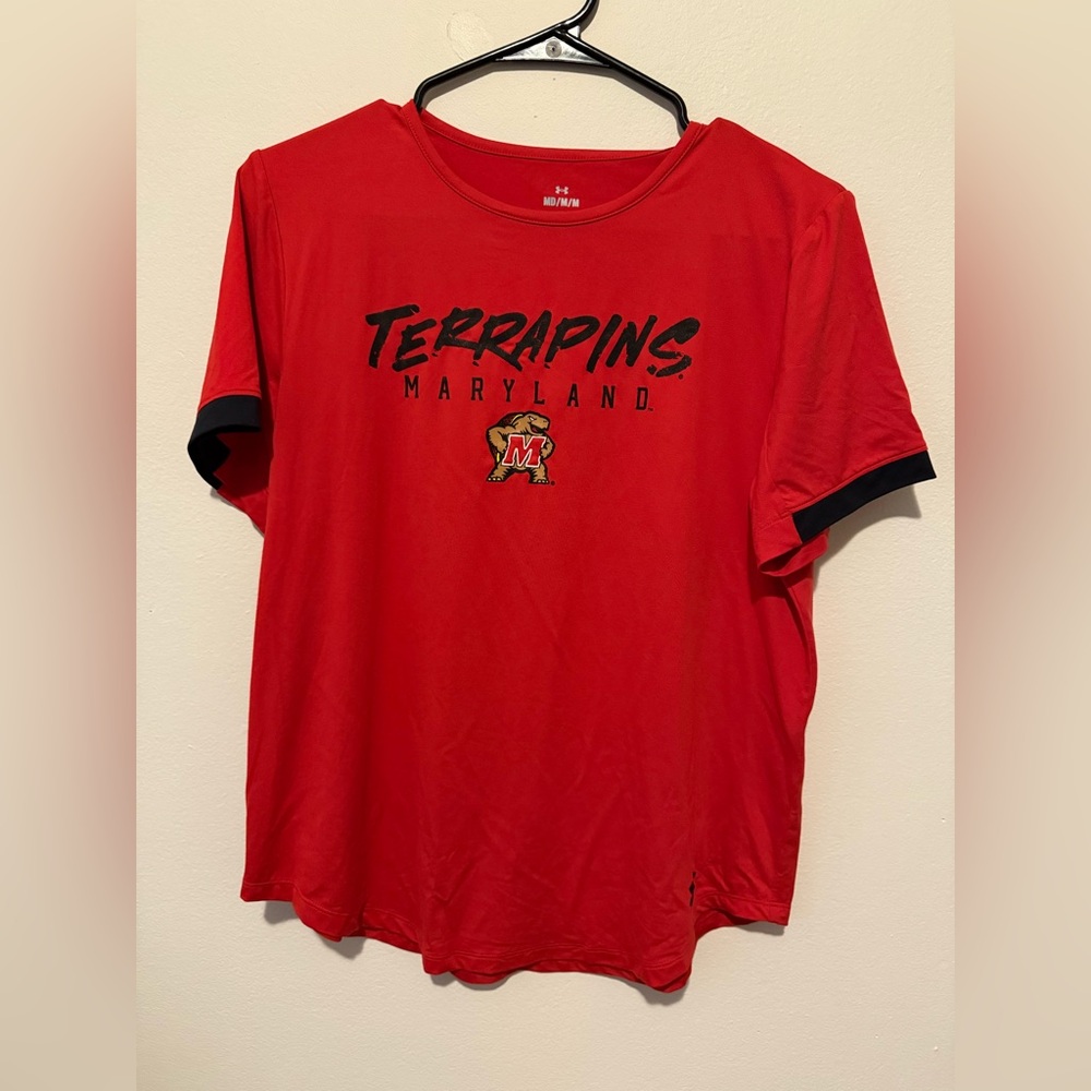 NWT Under Armour University of Maryland Terrapins Women’s T-shirt Size Medium